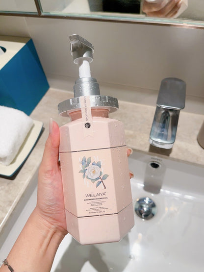 Weilaiya NIACINAMIDE SHOWER GEL ( camellia's collection)