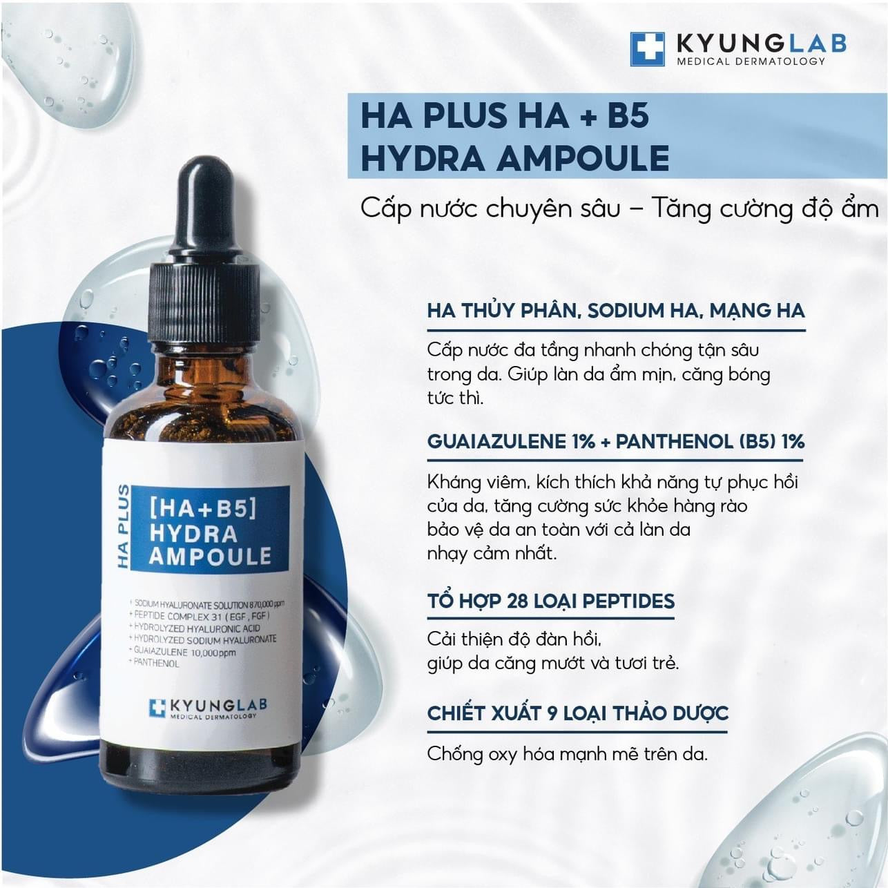 KYUNG LAB HA PLUS HYDRA AMPOULE 50ml