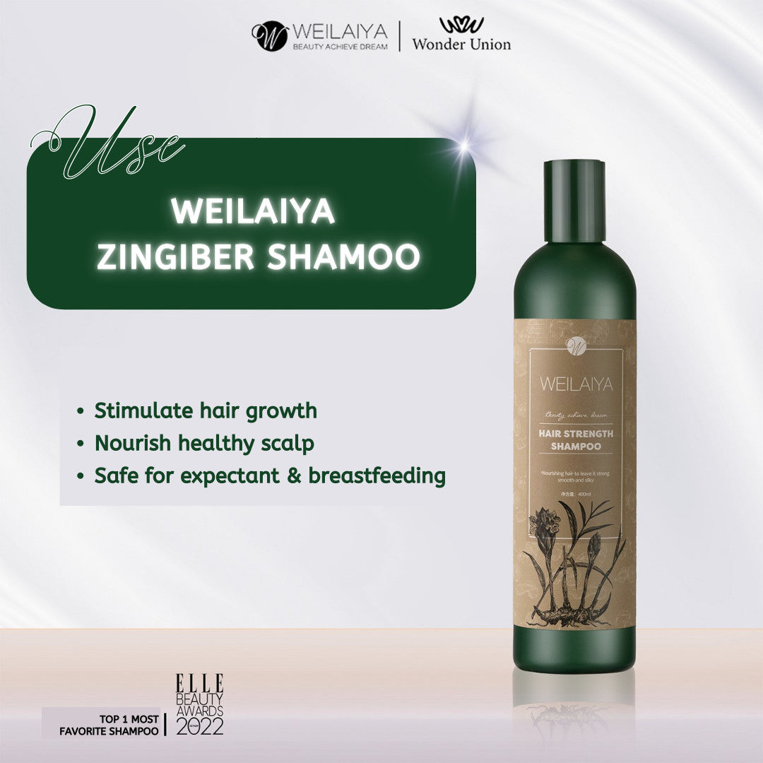 Weilaiya ginger shampoo/dry hair/normal hair