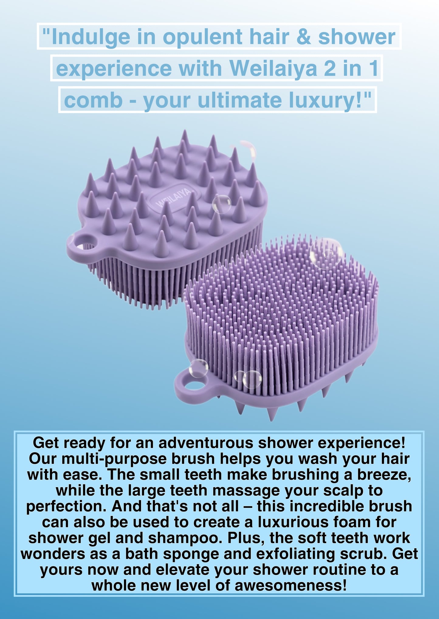 Weilaiya White Truffle Hair Repair Shampoo 450mL & Conditioner 450mL Set | Deep Moisturizer | Anti-Aging | Oil Control/Rose Essence Pure Fragrance Hair Care Oil 1.41fl Oz