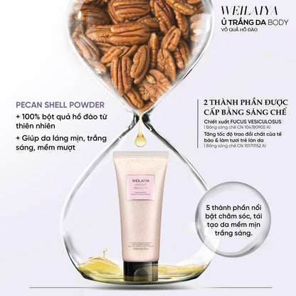 Pecan Body Brightening Scrub 200ml