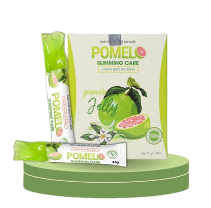 POMELO JELLY – THẠCH BƯỞI DA XANH Pomelo 15 packs + FREE DETOX Box ĐẸP DÁNG – SÁNG DA Slimming Care Vietnam